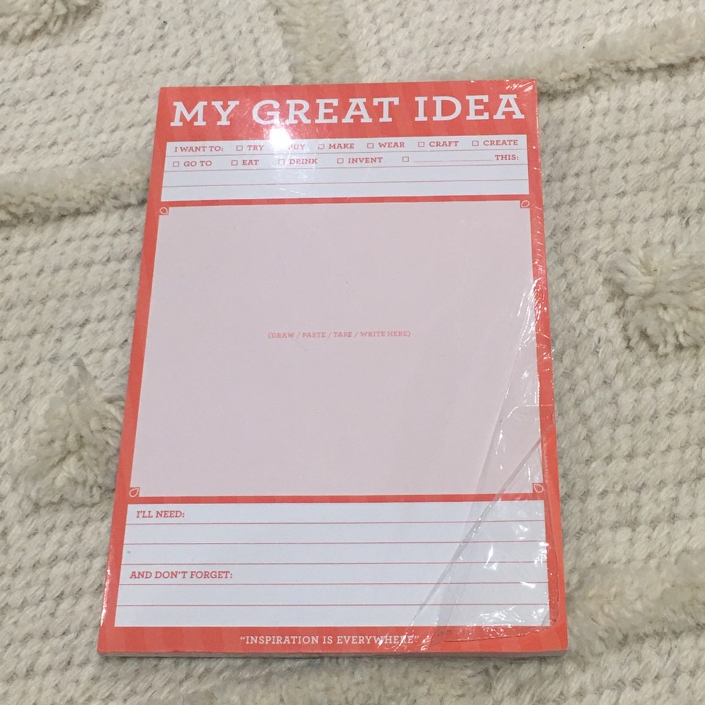 My Great Idea Notepad